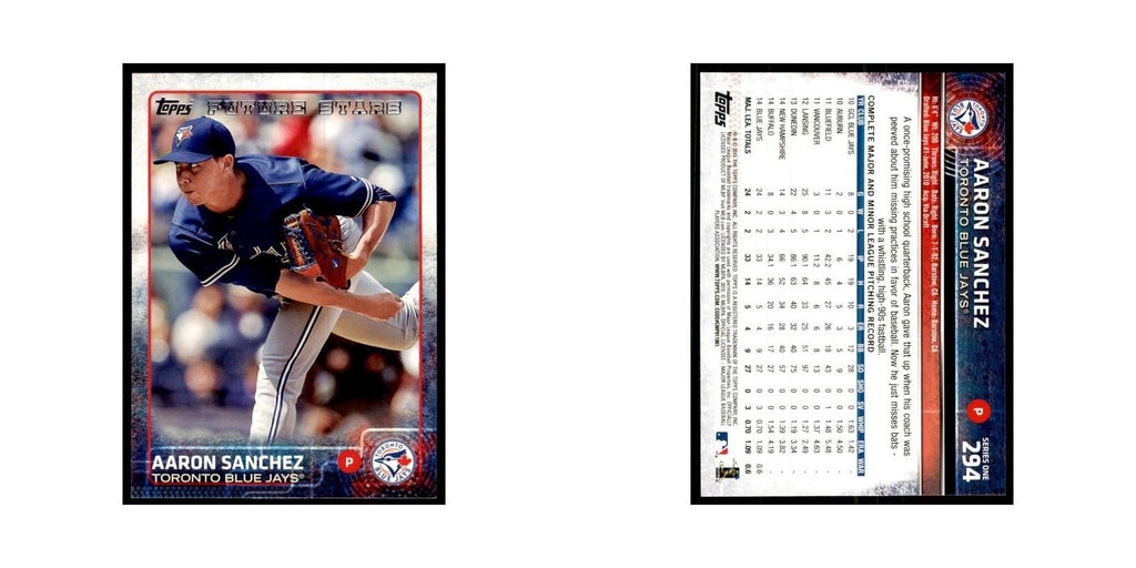 Aaron Sanchez 2015 Topps #294 Baseball Cards Baseball Card NM