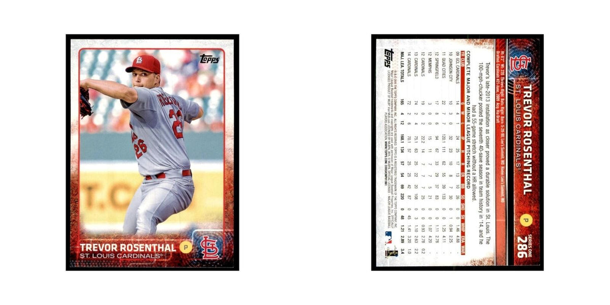 Trevor Rosenthal 2015 Topps #286 Baseball Cards Baseball Card NM