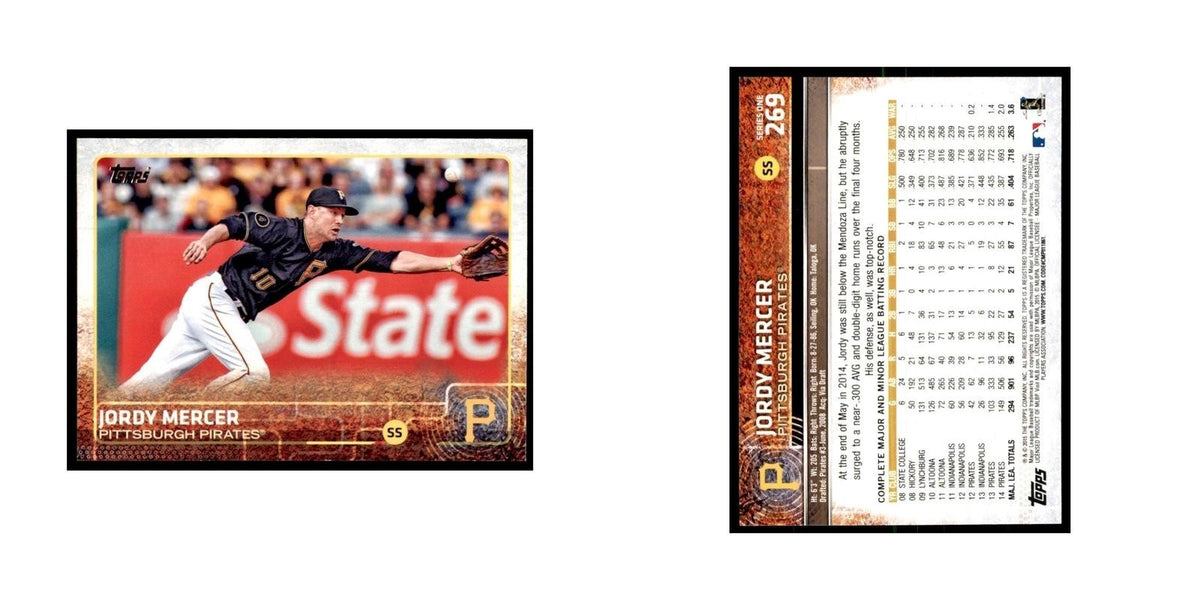 Jordy Mercer 2015 Topps #269 Baseball Cards Baseball Card NM