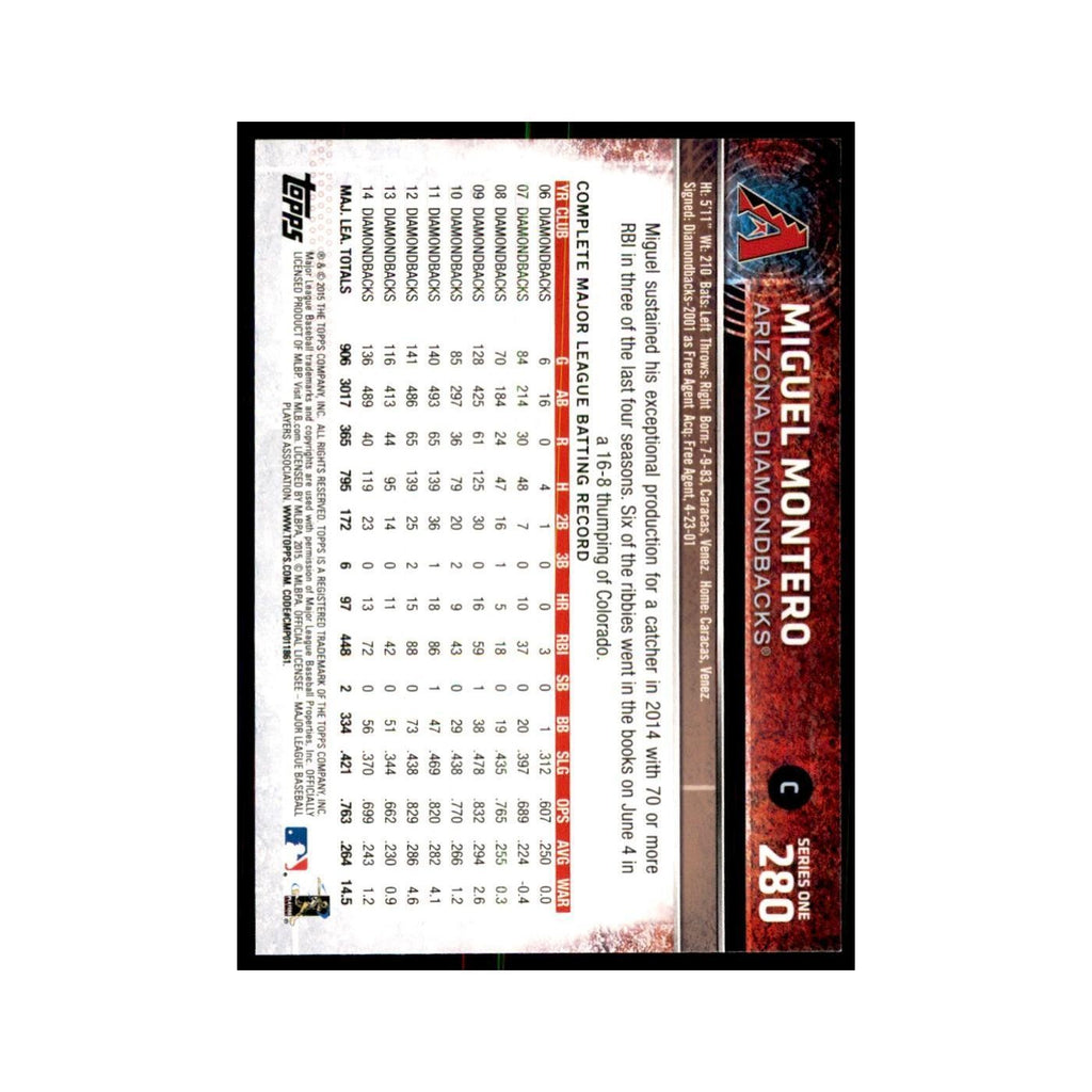 Miguel Montero 2015 Topps #280 Baseball Cards Baseball Card NM