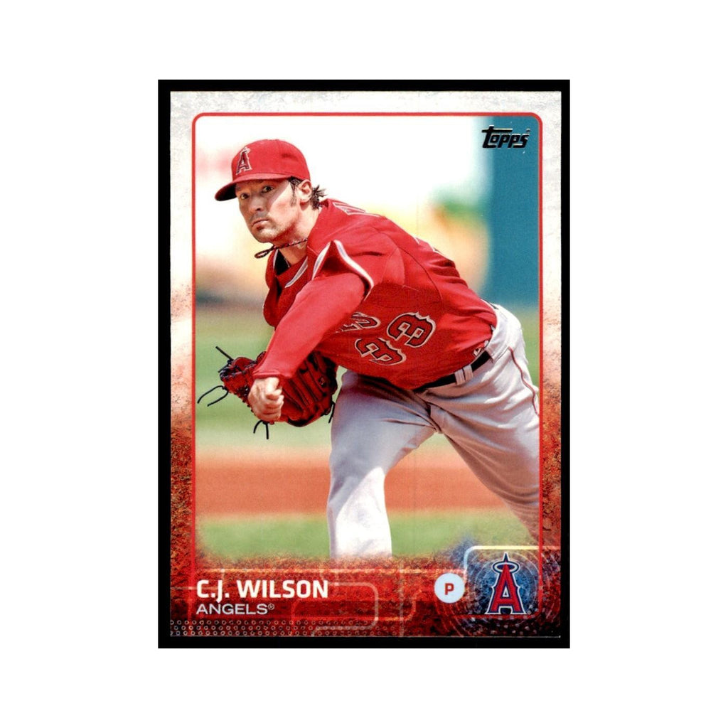 C.J. Wilson 2015 Topps #326 Baseball Cards Baseball Card NM