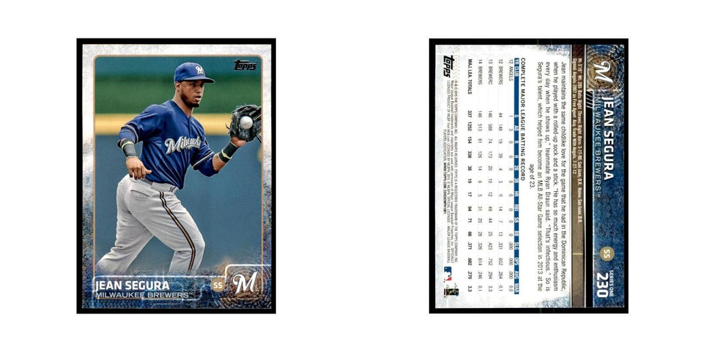 Jean Segura 2015 Topps #230 Baseball Cards Baseball Card NM