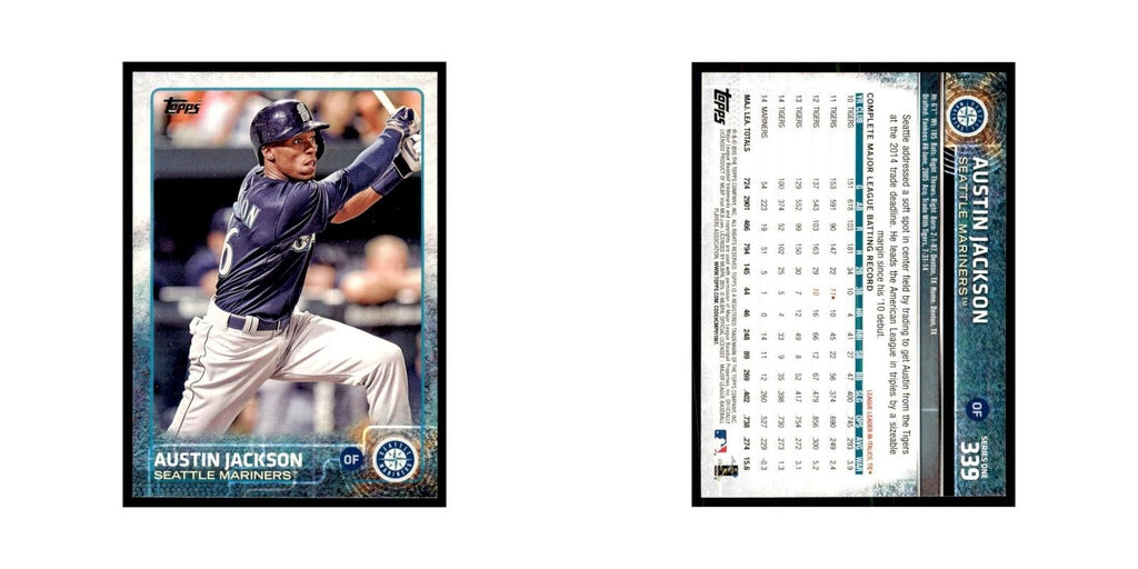 Austin Jackson 2015 Topps #339 Baseball Cards Baseball Card NM
