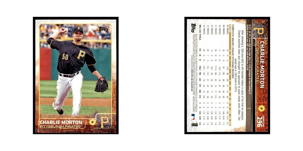 Charlie Morton 2015 Topps #296 Baseball Cards Baseball Card NM