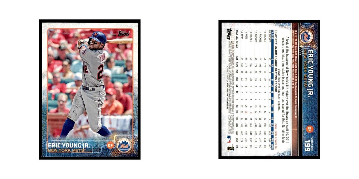 Eric Young Jr. 2015 Topps #199 Baseball Cards Baseball Card NM