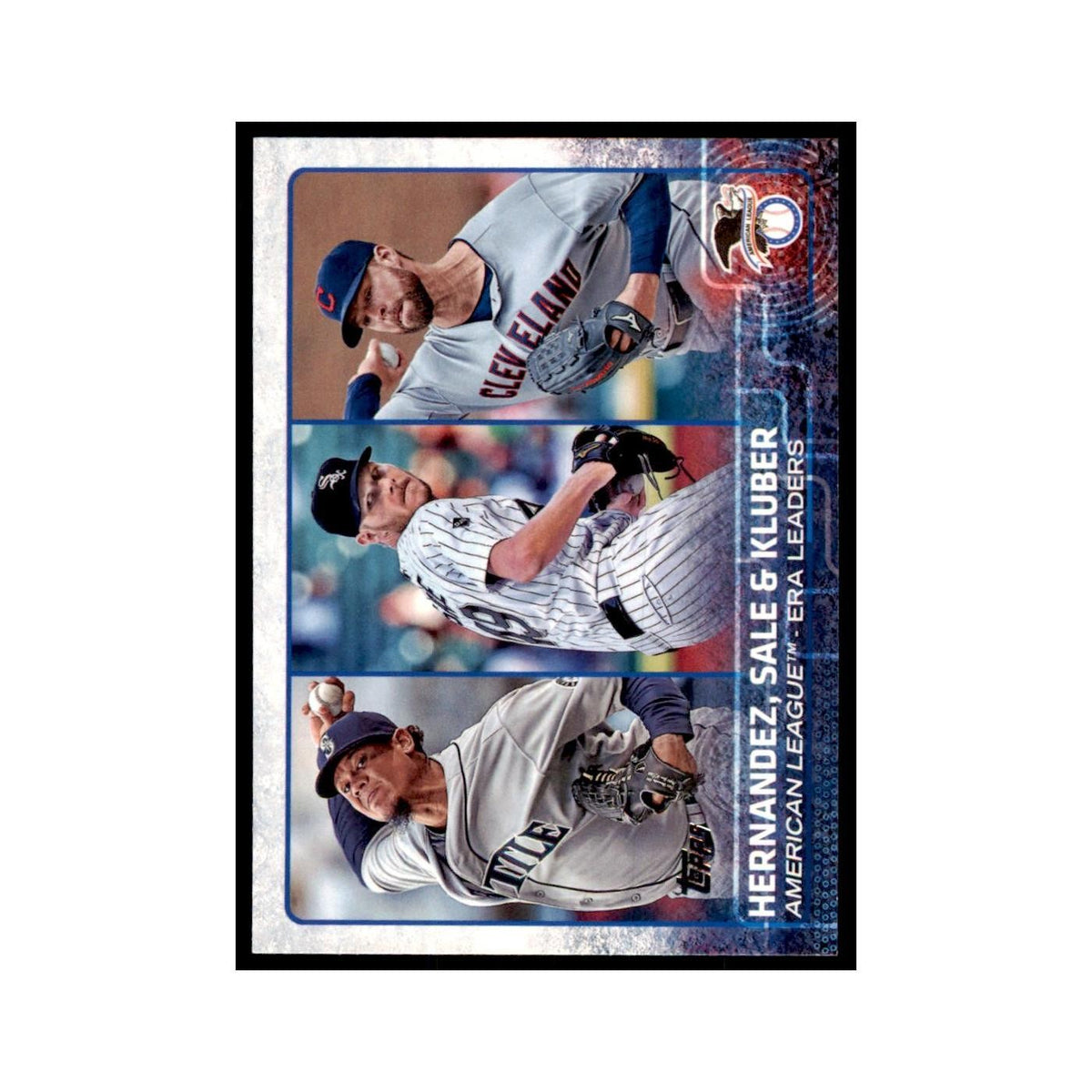 American League Earned Run Average Leaders 2015 Topps #341 Baseball Cards NM