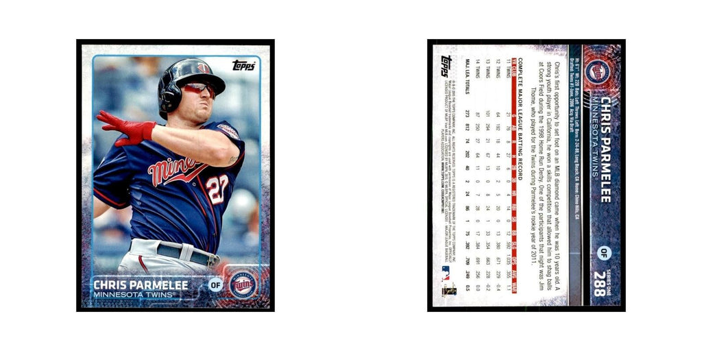 Chris Parmelee 2015 Topps #288 Baseball Cards Baseball Card NM