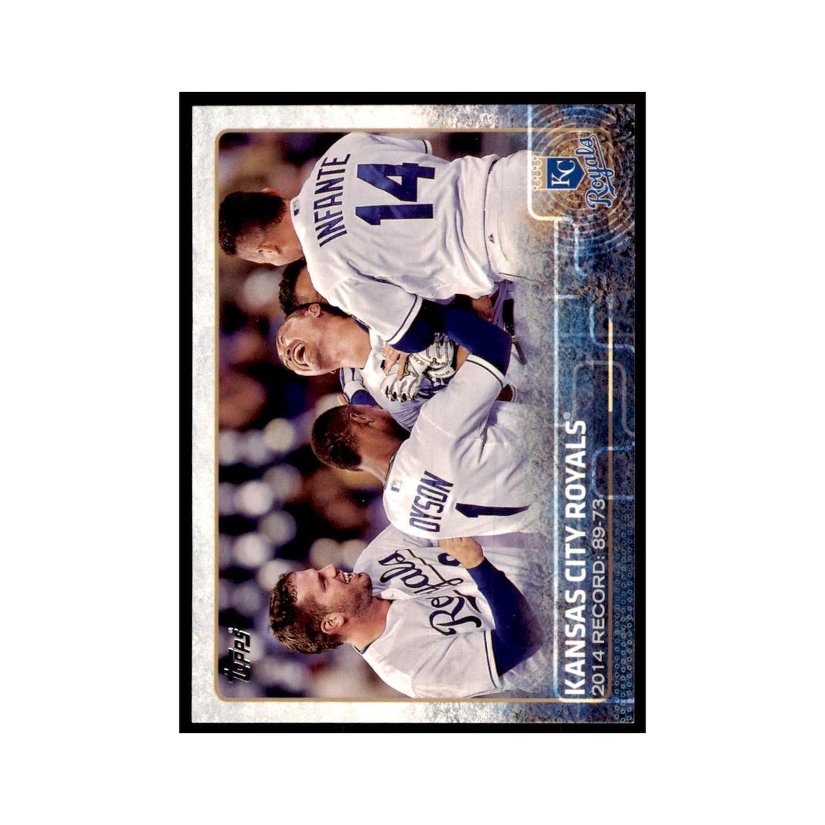 Kansas City Royals 2015 Topps #258 Baseball Cards Baseball Card NM