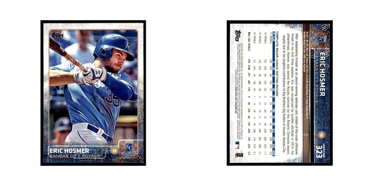 Eric Hosmer 2015 Topps #323 Baseball Cards Baseball Card NM