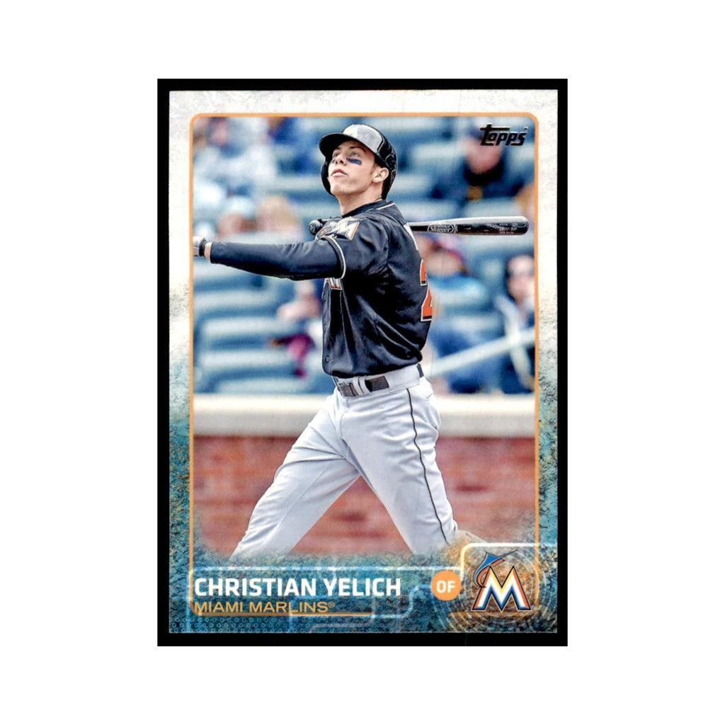 Christian Yelich 2015 Topps #178 Baseball Cards Baseball Card NM