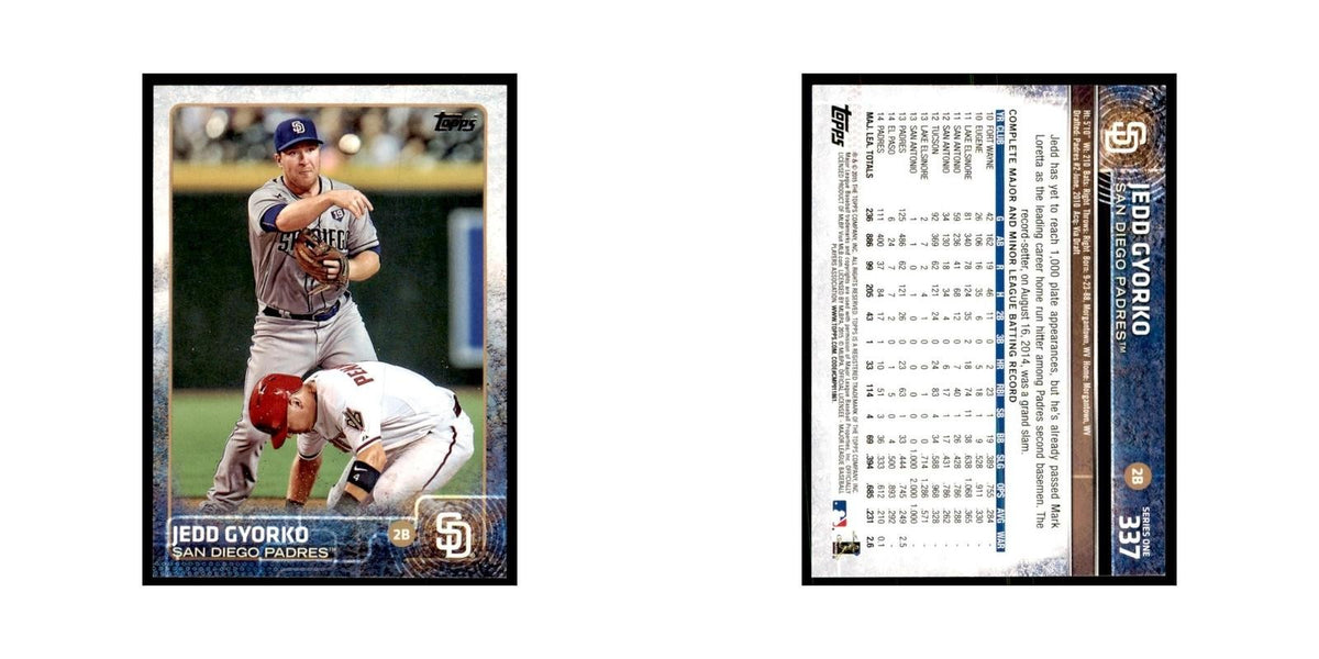 Jedd Gyorko 2015 Topps #337 Baseball Cards Baseball Card NM