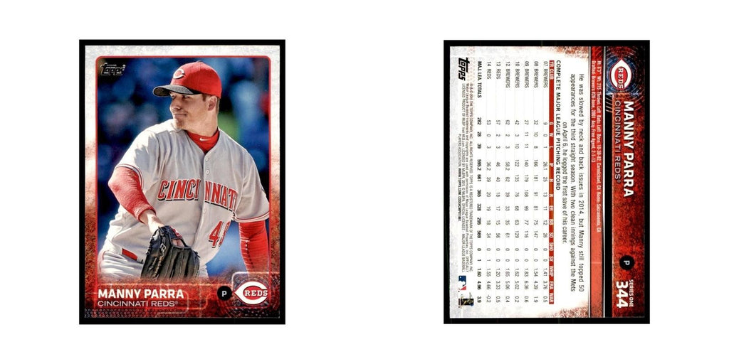 Manny Parra 2015 Topps #344 Baseball Cards Baseball Card NM