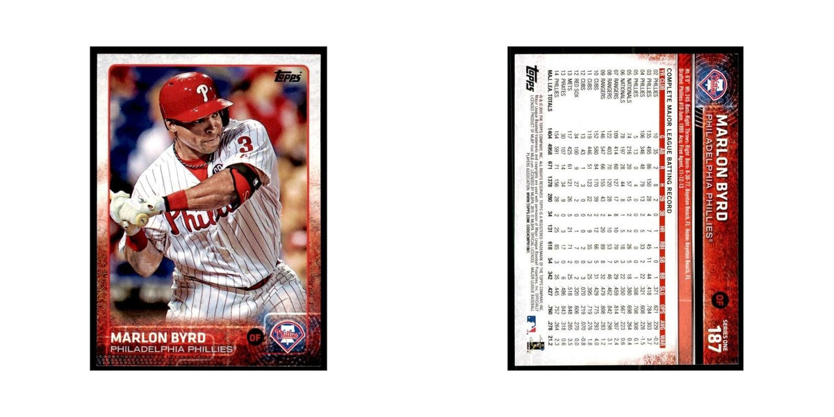 Marlon Byrd 2015 Topps #187 Baseball Cards Baseball Card NM