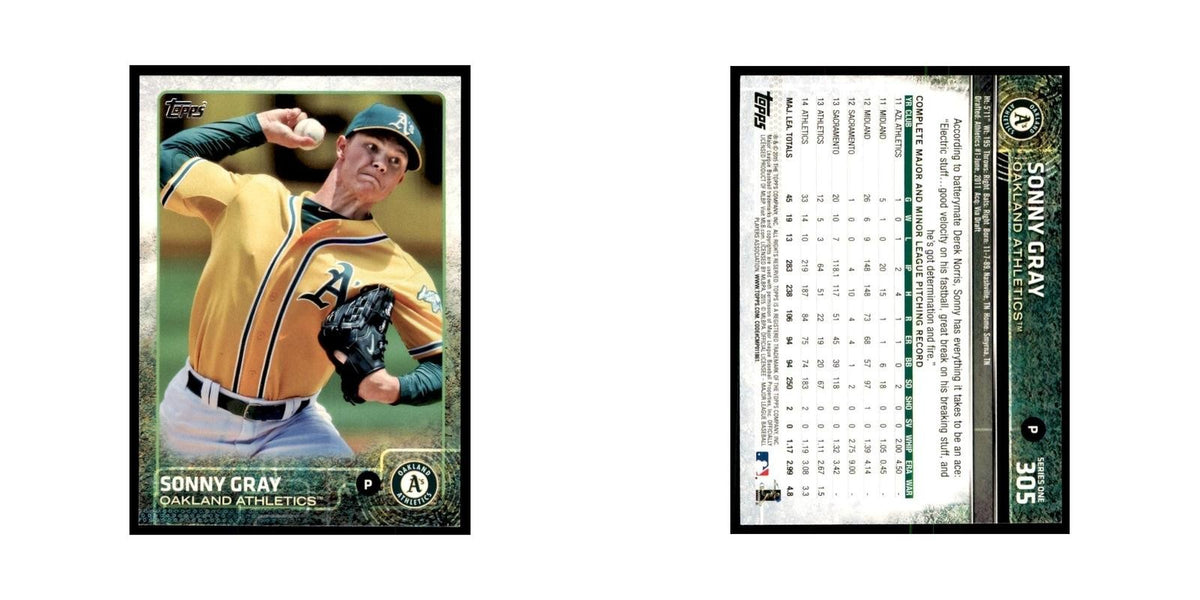 Sonny Gray 2015 Topps #305 Baseball Cards Baseball Card NM