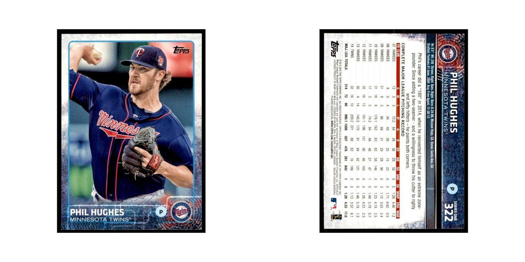 Phil Hughes 2015 Topps #322 Baseball Cards Baseball Card NM