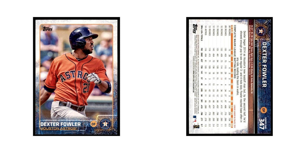 Dexter Fowler 2015 Topps #347 Baseball Cards Baseball Card NM