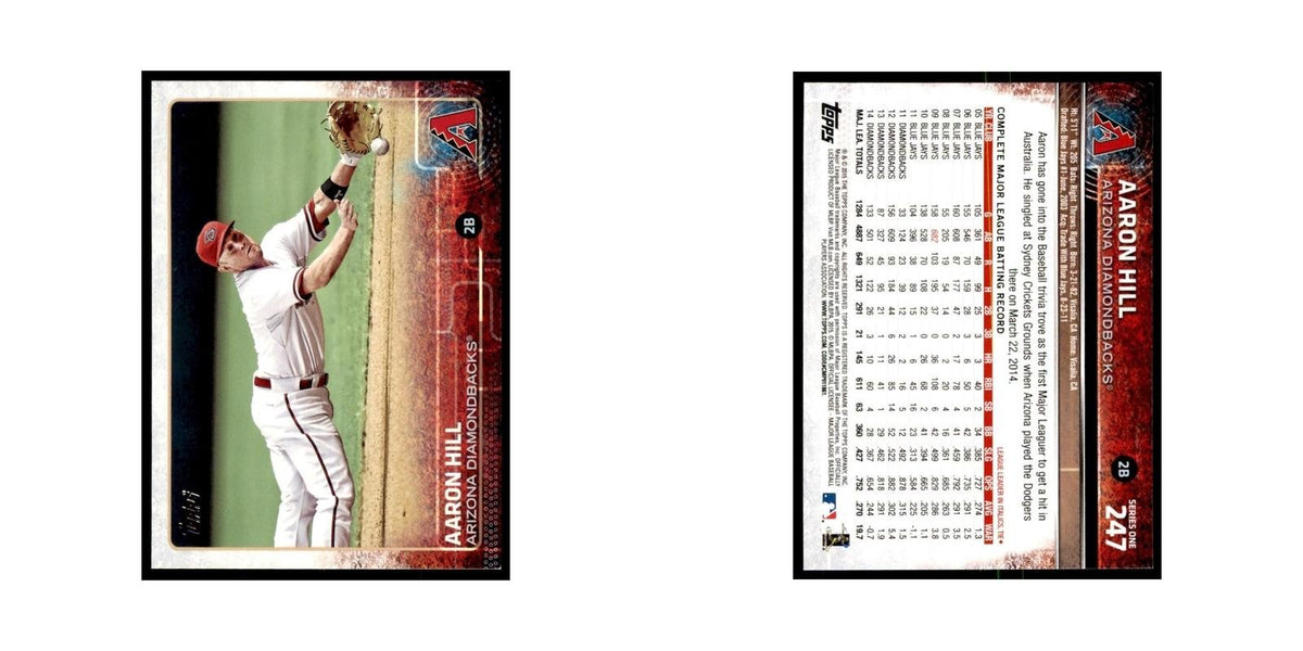Aaron Hill 2015 Topps #247 Baseball Cards Baseball Card NM