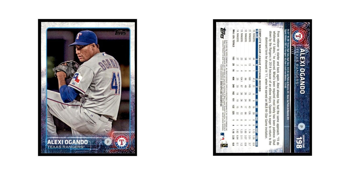 Alexi Ogando 2015 Topps #198 Baseball Cards Baseball Card NM