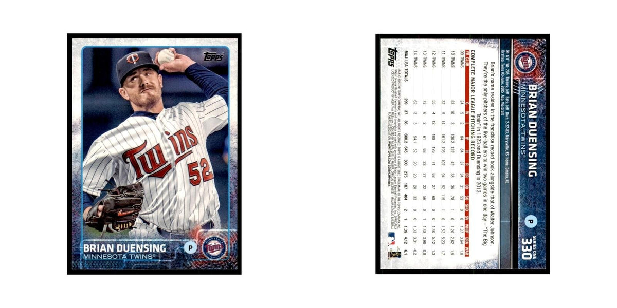 Brian Duensing 2015 Topps #330 Baseball Cards Baseball Card NM