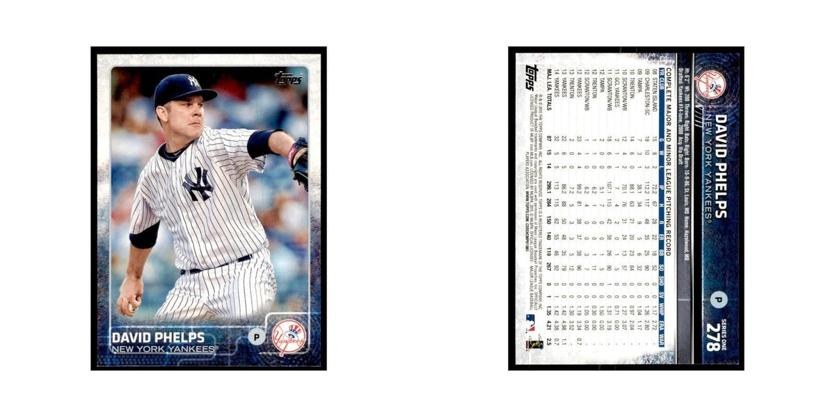 David Phelps 2015 Topps #278 Baseball Cards Baseball Card NM