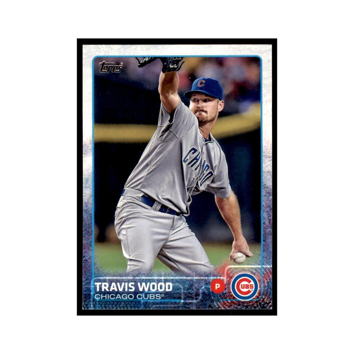 Travis Wood 2015 Topps #252 Baseball Cards Baseball Card NM