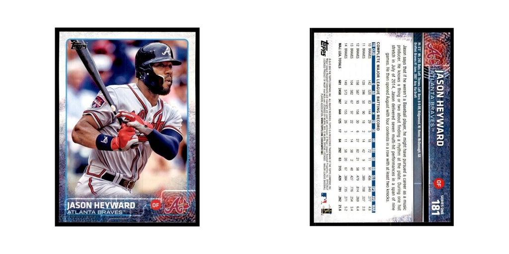 Jason Heyward 2015 Topps #181 Baseball Cards Baseball Card NM