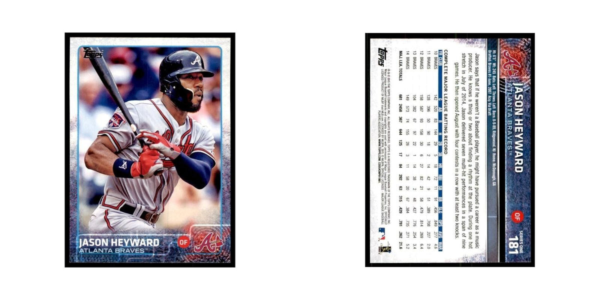 Jason Heyward 2015 Topps #181 Baseball Cards Baseball Card NM