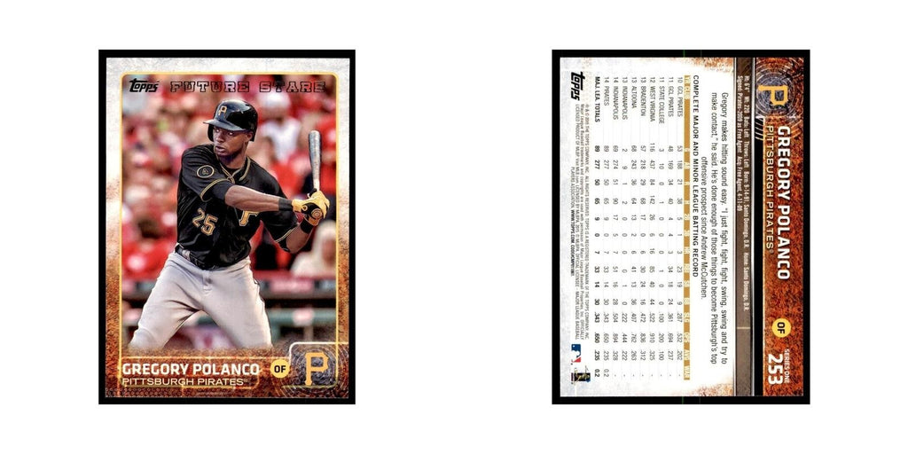 Gregory Polanco 2015 Topps #253 Baseball Cards Baseball Card NM