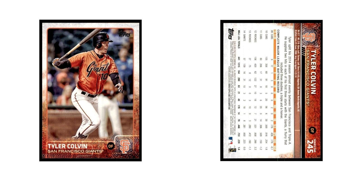 Tyler Colvin 2015 Topps #245 Baseball Cards Baseball Card NM