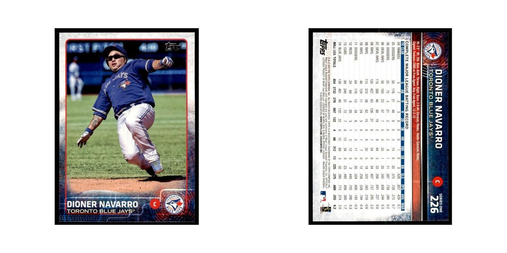 Dioner Navarro 2015 Topps #226 Baseball Cards Baseball Card NM