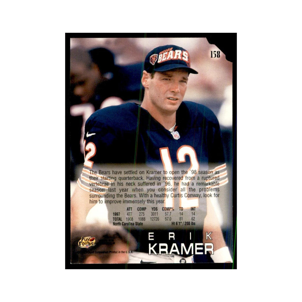 Erik Kramer 1998 Absolute #158 Football Cards Football Card NM
