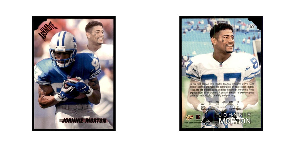 Johnnie Morton 1998 Absolute #65 Football Cards Football Card NM