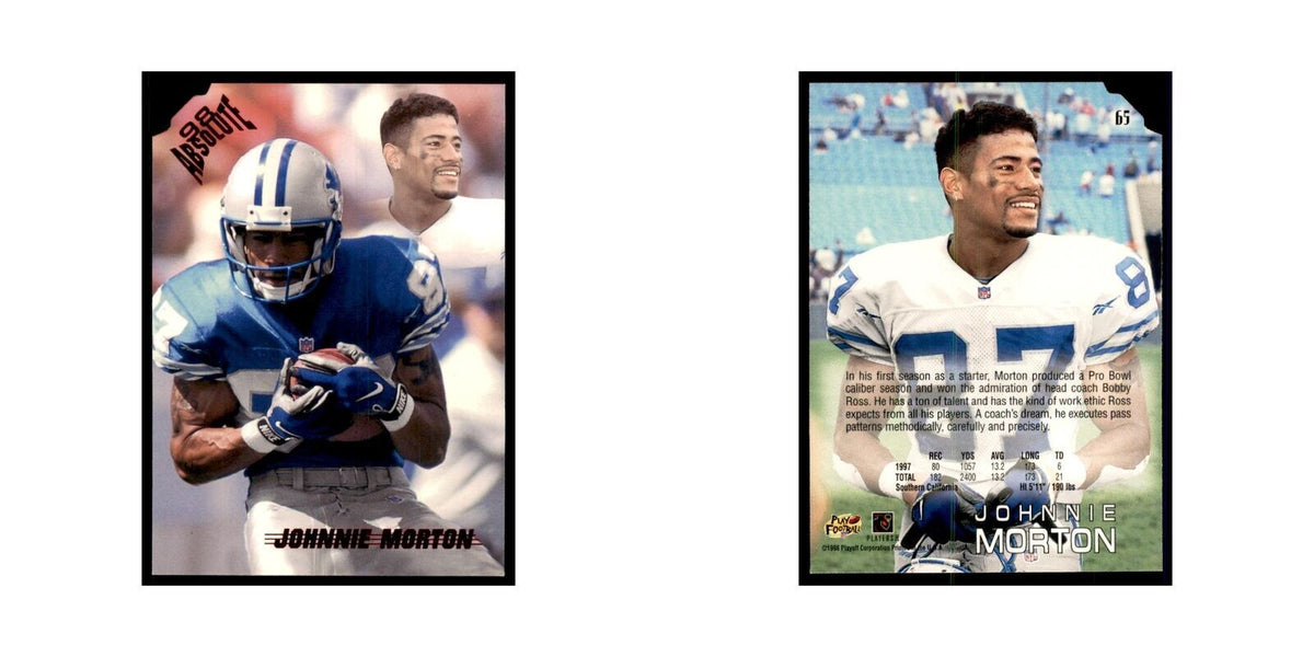 Johnnie Morton 1998 Absolute #65 Football Cards Football Card NM