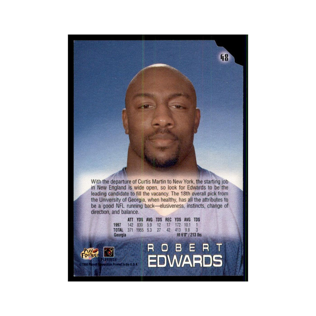 Robert Edwards 1998 Absolute #48 Football Cards Football Card NM