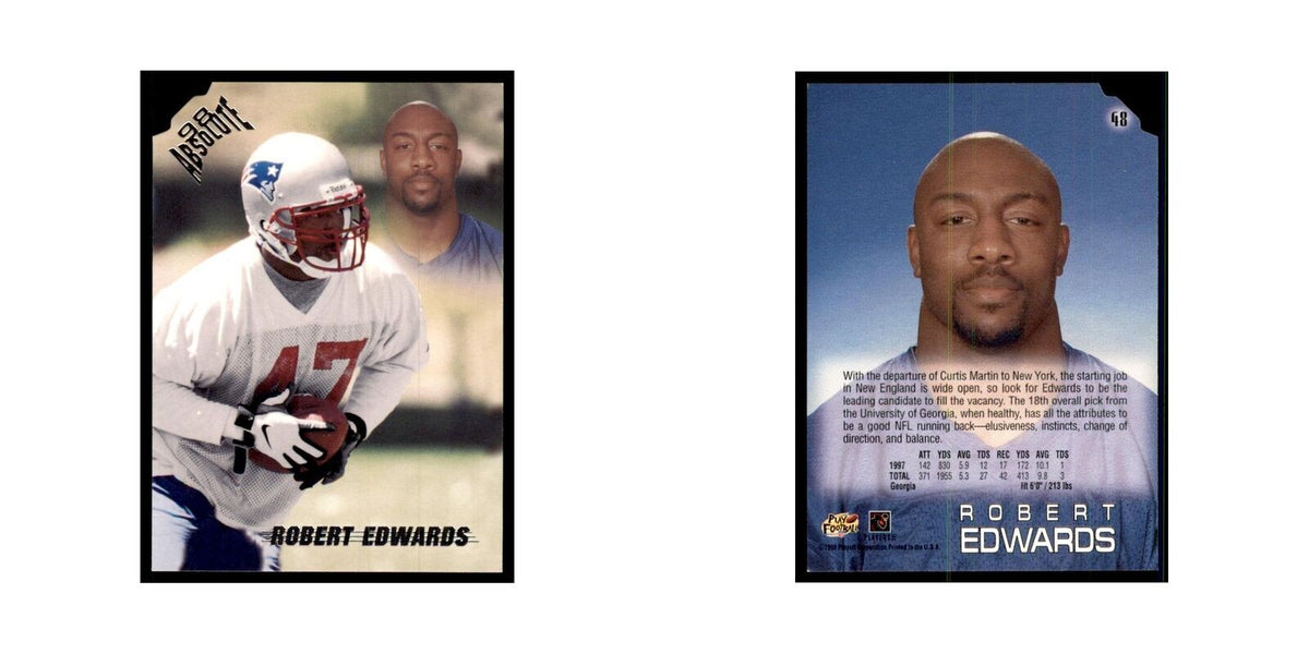 Robert Edwards 1998 Absolute #48 Football Cards Football Card NM