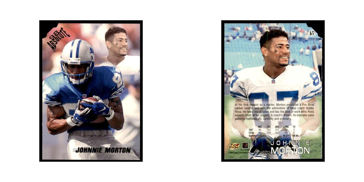 Johnnie Morton 1998 Absolute #65 Football Cards Football Card NM
