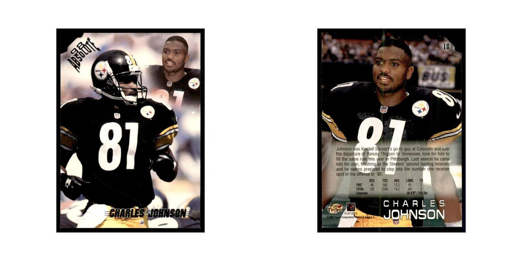 Carl Pickens 1998 Absolute #18 Football Cards Football Card NM