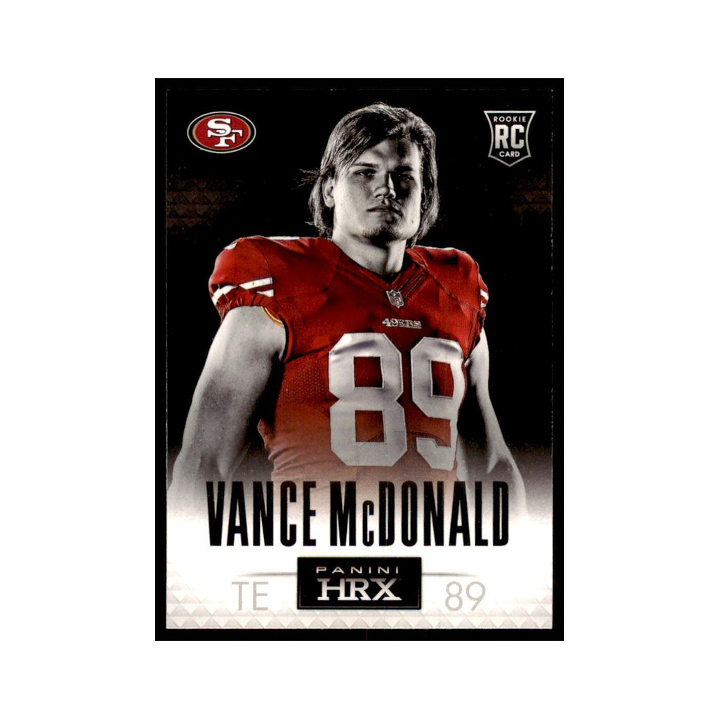 Vance McDonald 2013 Panini Prizm HRX Rookies #24 San Francisco 49ers NM
