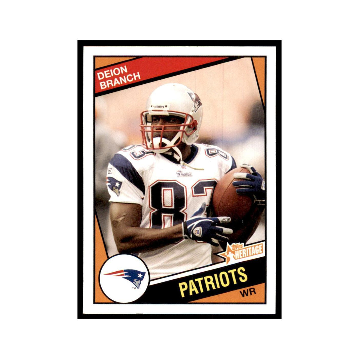 Deion Branch 2005 Topps Heritage #98 New England Patriots Football Card NM
