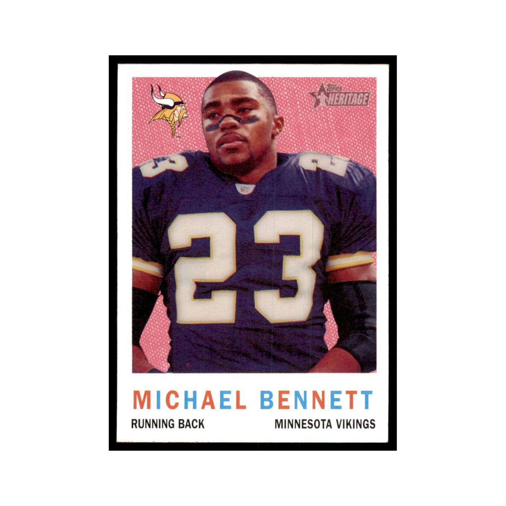 Michael Bennett 2005 Topps Heritage #212 Minnesota Vikings Football Card NM