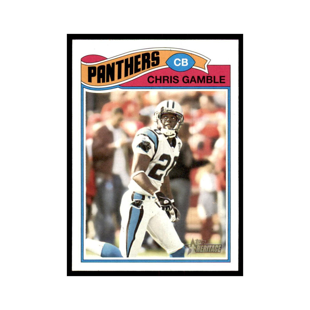 Chris Gamble 2005 Topps Heritage #168 Carolina Panthers Football Card NM