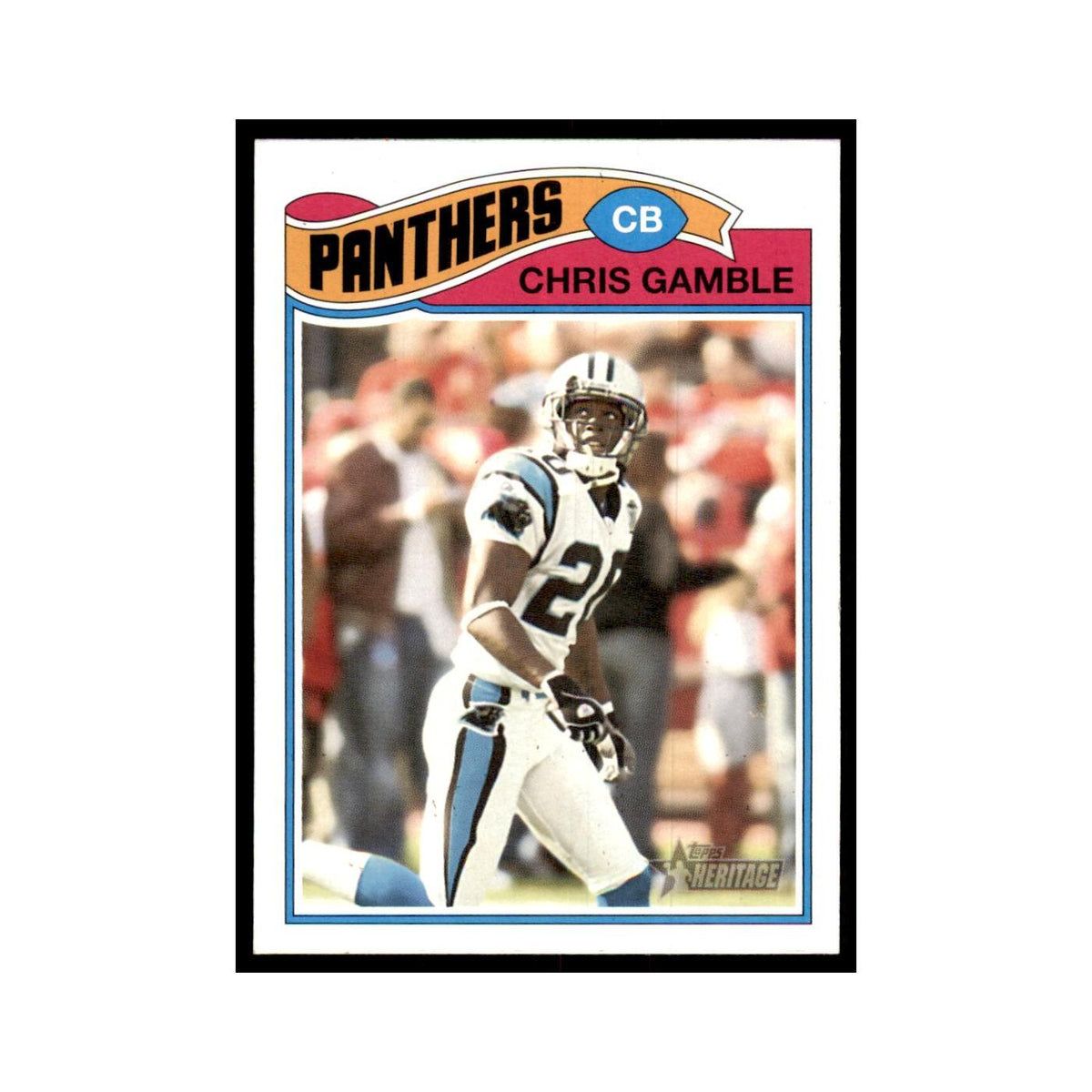 Chris Gamble 2005 Topps Heritage #168 Carolina Panthers Football Card NM