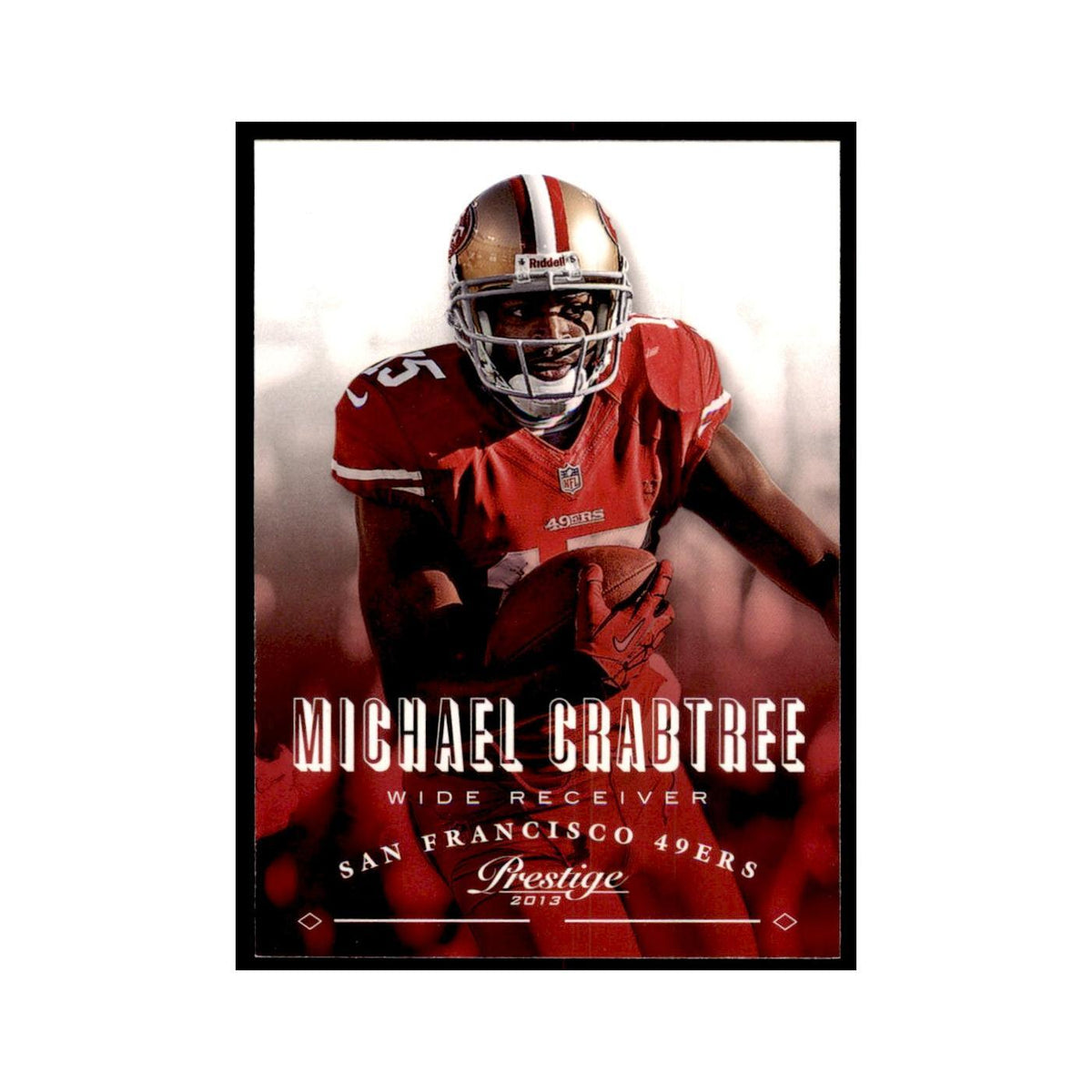 Michael Crabtree 2013 Panini Prestige #171 San Francisco 49ers Football Card NM