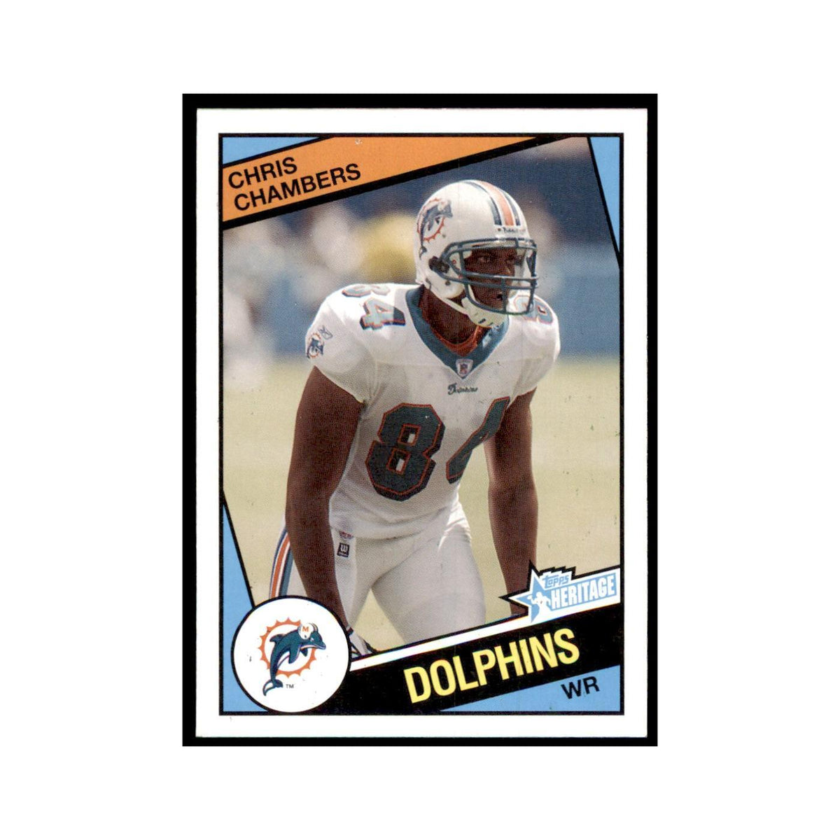 Chris Chambers 2005 Topps Heritage #141 Miami Dolphins Football Card NM