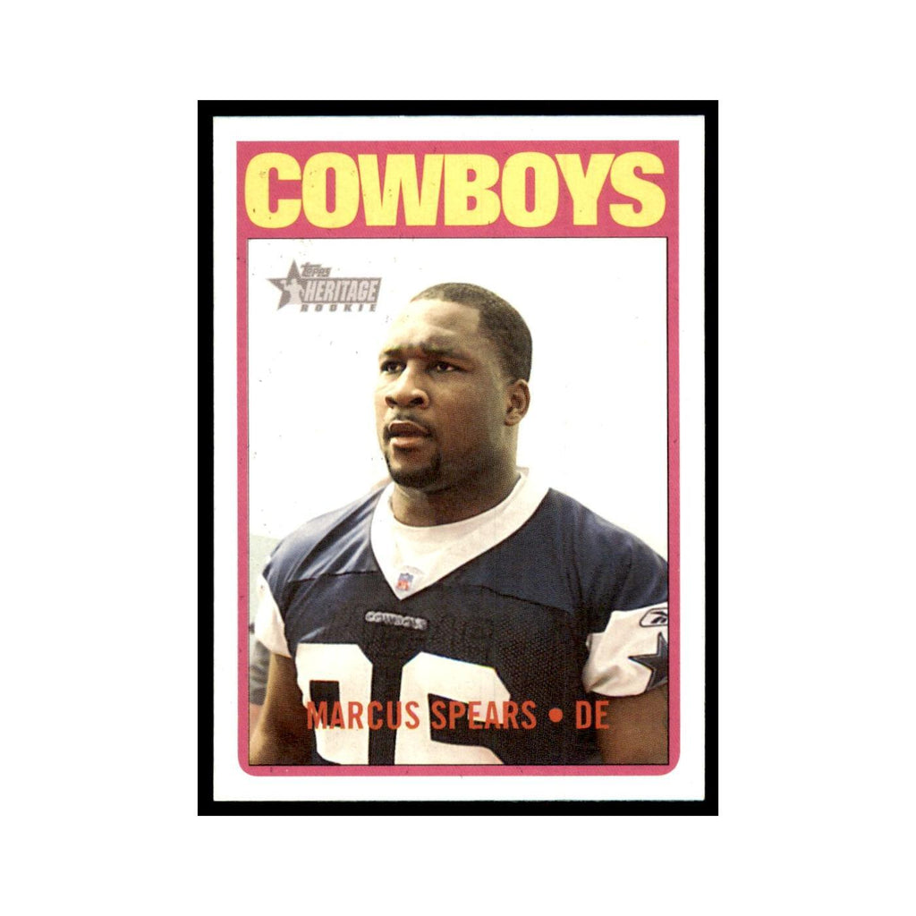 Marcus Spears 2005 Topps Heritage #248 Dallas Cowboys Football Card NM