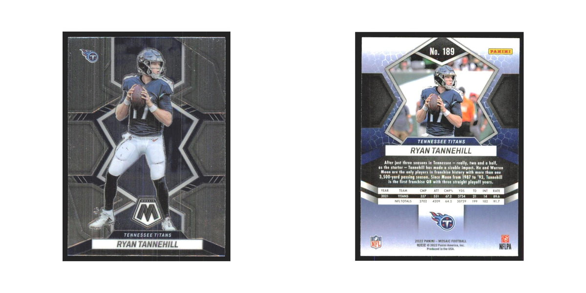 Ryan Tannehill 2022 Panini Mosaic #189 Tennessee Titans Football Card NM
