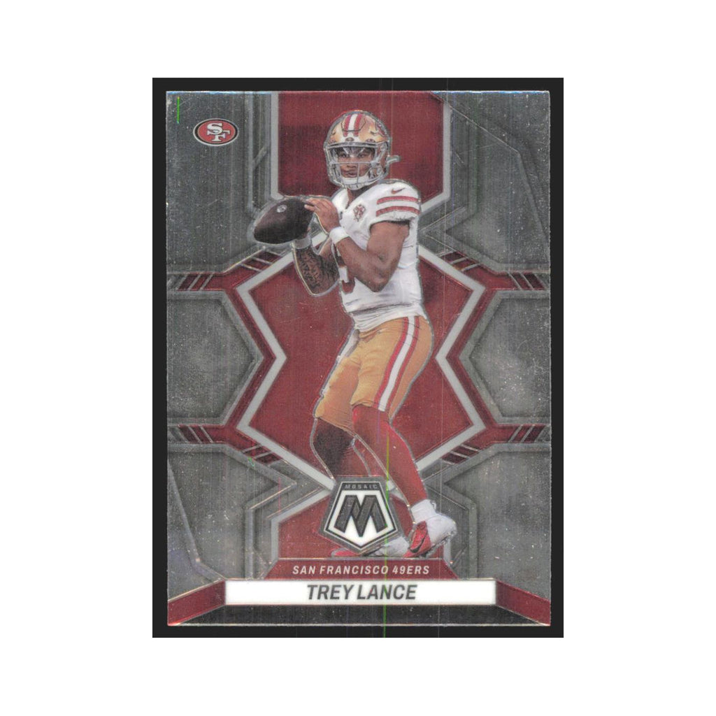Trey Lance 2022 Panini Mosaic #175 San Francisco 49ers Football Card NM