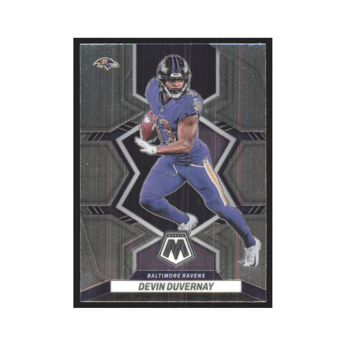 Devin Duvernay 2022 Panini Mosaic #214 Baltimore Ravens Football Card NM