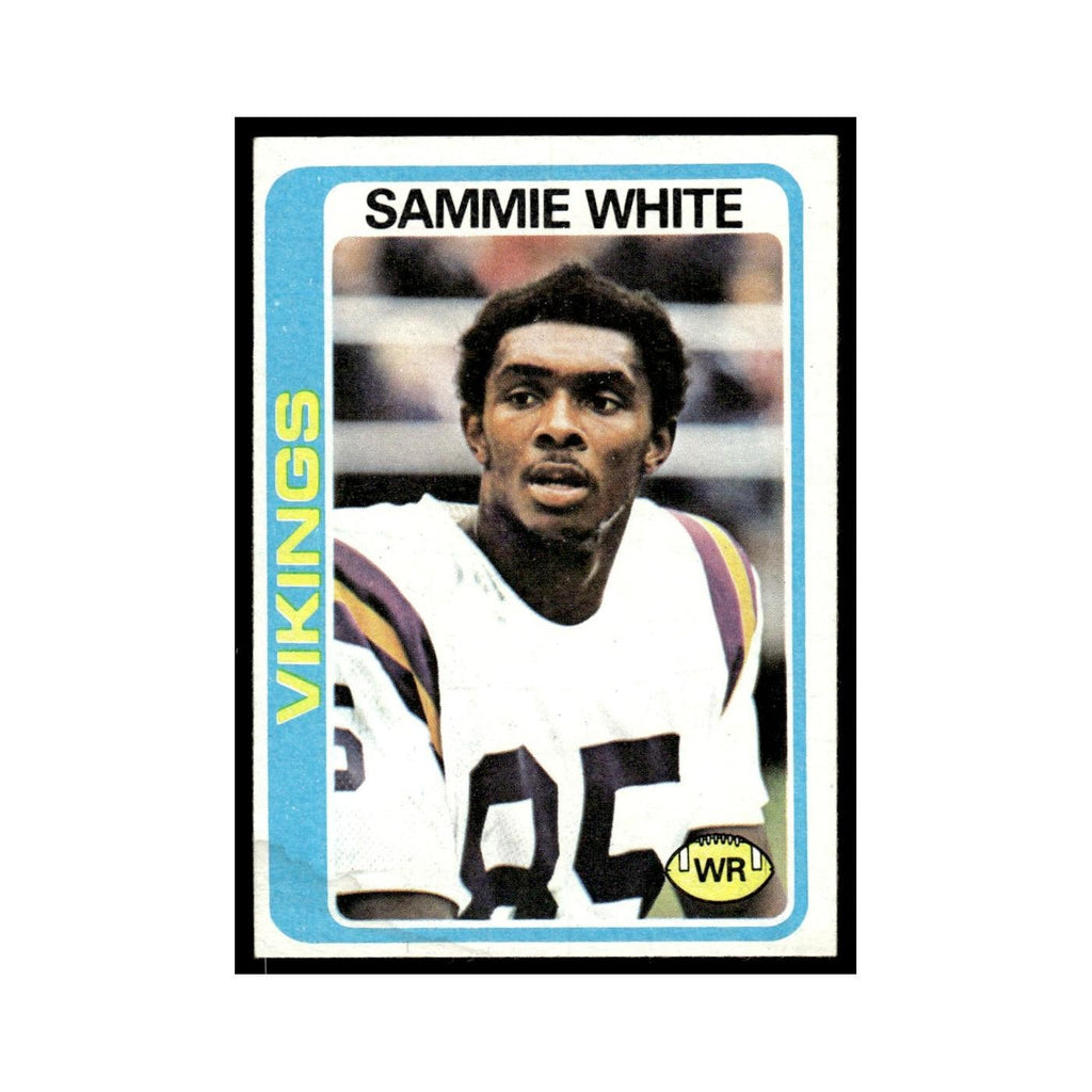 Sammie White 1978 Topps #30.0 Minnesota Vikings Football Card EX