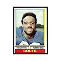 Lydell Mitchell 1974 Topps (damaged) #69.0 Baltimore Colts Football Card Poor